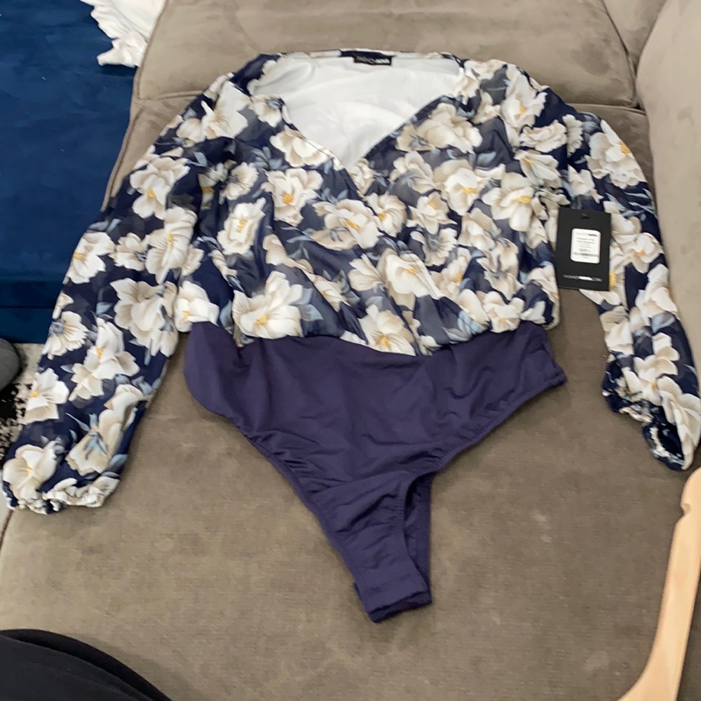 Flower bodysuit